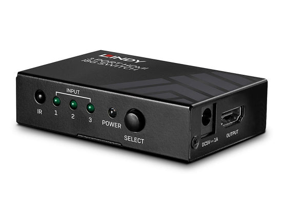 Lindy 38232 3 Port HDMI 2.0 18G Switcher