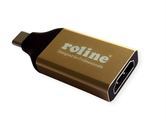 Roline Gold Display 4K Video-Adapter, USB-C male/HDMI female
