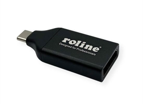 Roline DisplayPort 4K Video-Adapter, USB-C m./DisplayPort 1.2 f.