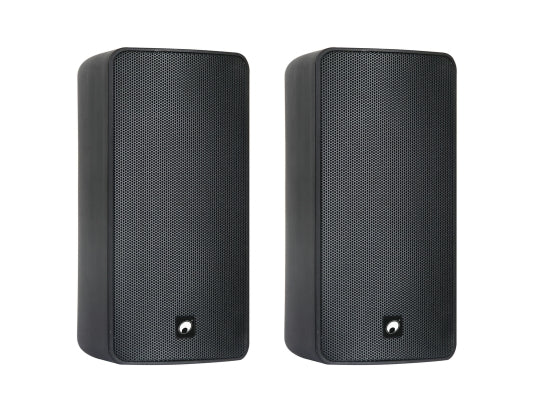 Omnitronic ODP-206 Outdoor Lautsprecher 2er SET, schwarz