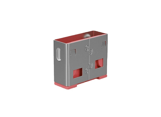 Lindy 40460 USB-A Port Schloss, PINK, 10x Schloss