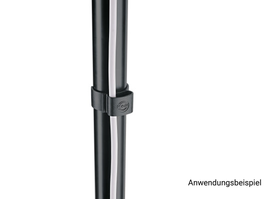 K&M 21406 Kabelklemmen, schwarz