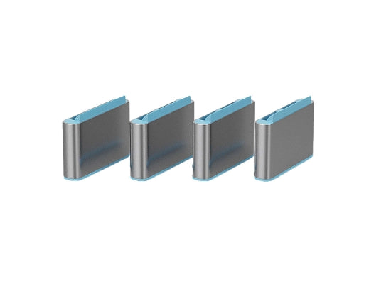 Lindy 40465 USB-C Port Schloss, BLAU, 1x Schlüssel / 4x Schloss