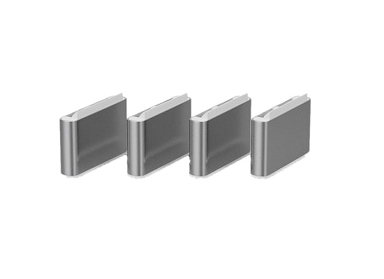 Lindy 40427 USB-C Port Schloss SET,WEISS,1x Schlüssel/4x Schloss