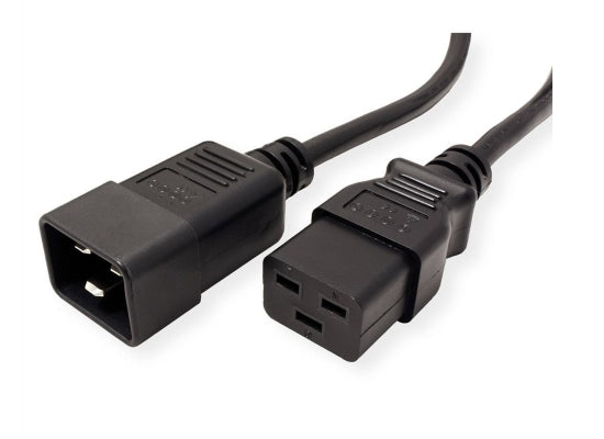 Roline Kaltgerätekabel, 2m, Stecker C20 - Buchse C19