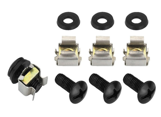 Monacor MZF-8645 Käfigmutter Schrauben 4er SET