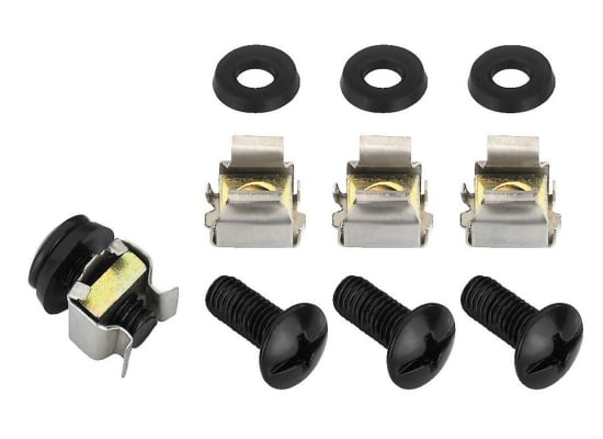 Monacor MZF-8645 Käfigmutter Schrauben 4er SET