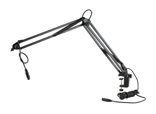 K&M 23850 Mikrofonarm, schwarz, 3/8'', 5/8''