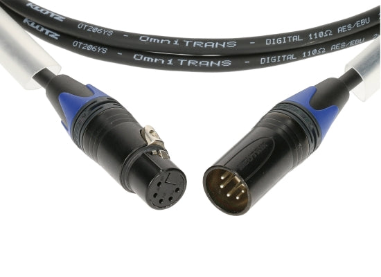 Klotz LX3-5X2N2-05.0 DMX Kabel, 5m