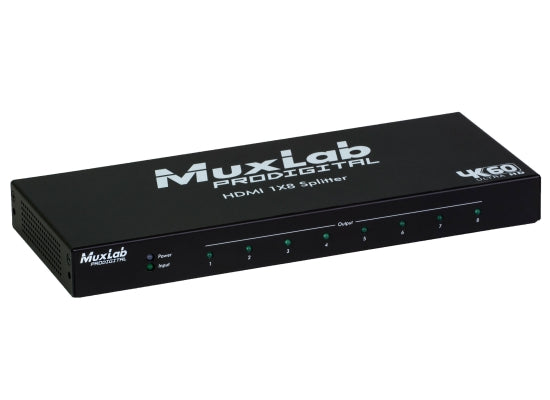 MuxLab HDMI 1x8 Splitter, 4K60