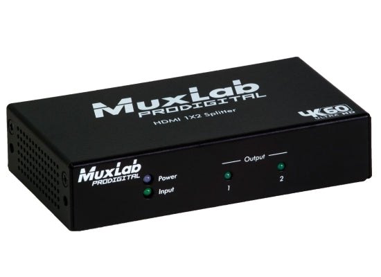 MuxLab HDMI 1x2 Splitter, 4K60