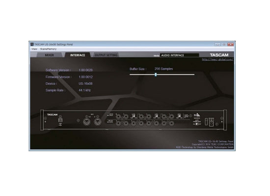 Tascam US-16X08 USB-Audio-/MIDI-Interface