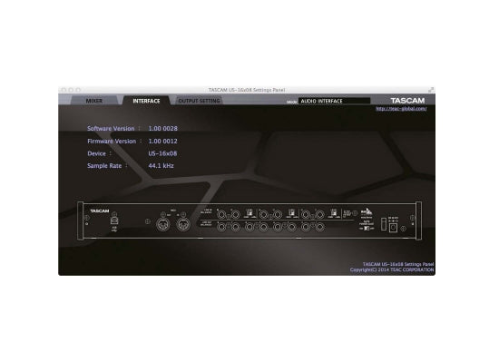 Tascam US-16X08 USB-Audio-/MIDI-Interface