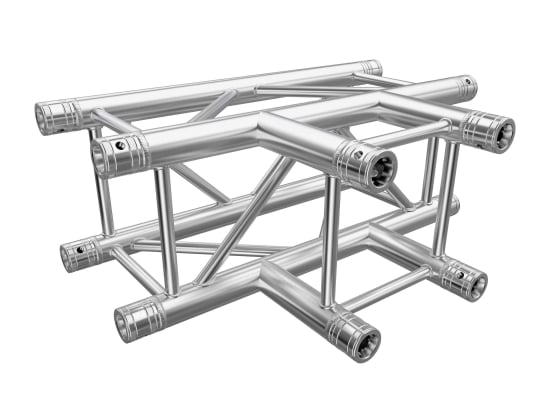 Global Truss F34 T35 T-Stück 90°, 3-Weg, 0.71m, SILBER
