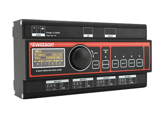 Swisson XND-4D Hutschienen DMX Converter