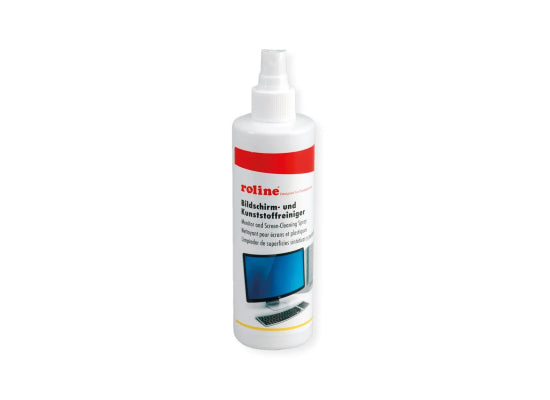 Roline 19044125 Bildschirm und Kunststoffreiniger, 250ml