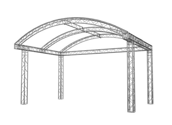 Global Truss Rundbogenbühne 6x4m
