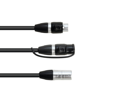 Eurolite DMX IP XLR Adapterkabel, schwarz