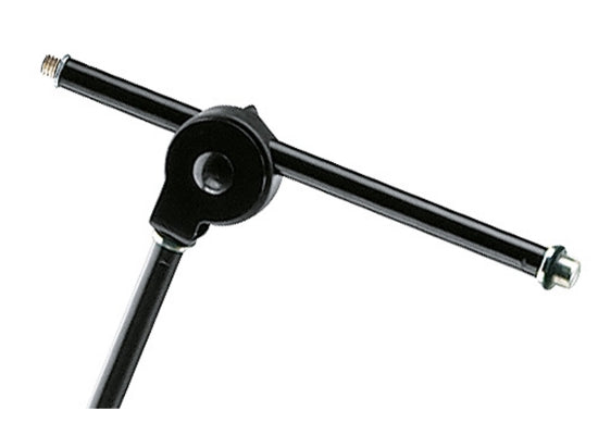 K&M 21430 Overhead Mikrofonstativ mit Schwenkarm, schwarz