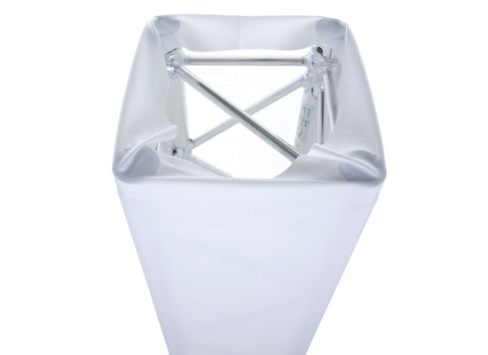 Admiral Truss Cover 100cm, weiß, für 4-Punkt 30er Truss, B1