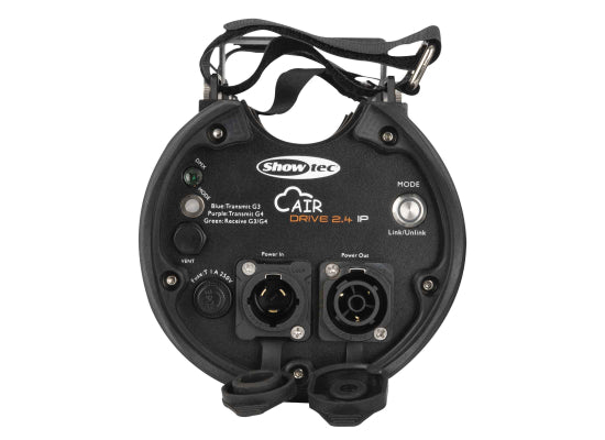Showtec AirDrive 2.4 IP Wireless DMX Transceiver, schwarz, XLR 5p