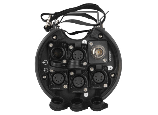 Showtec AirDrive 2.4 IP Wireless DMX Transceiver, schwarz, XLR 5p