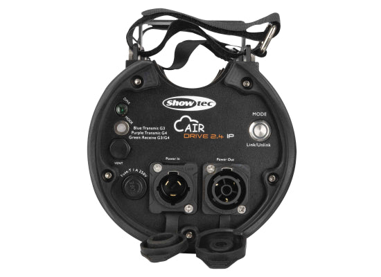 Showtec AirDrive 2.4 IP Wireless DMX Transceiver, schwarz, XLR 3p
