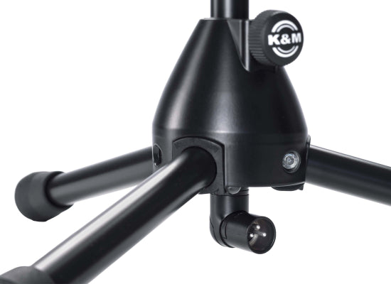 K&M 27500 XLR-Mikrofonstativ Schwanenhals