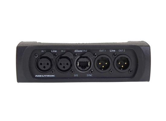 Neutrik NA-2I2O-DLINE Dante Audio Interface, 2x2