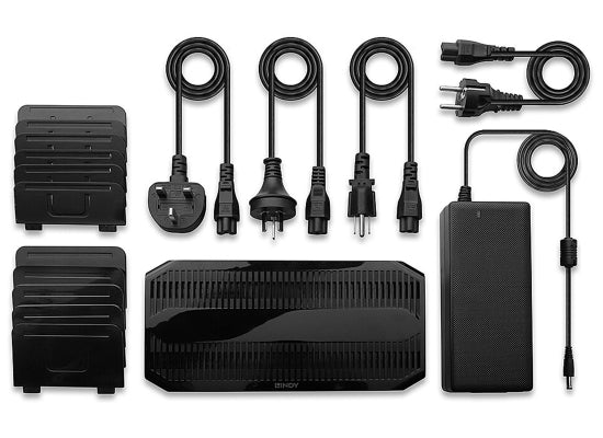 Lindy 73435 USB Ladestation, 10 Port, 120W,