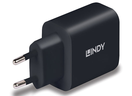 Lindy 73426 USB-C Ladegerät, Schnellladung, schwarz, 65W