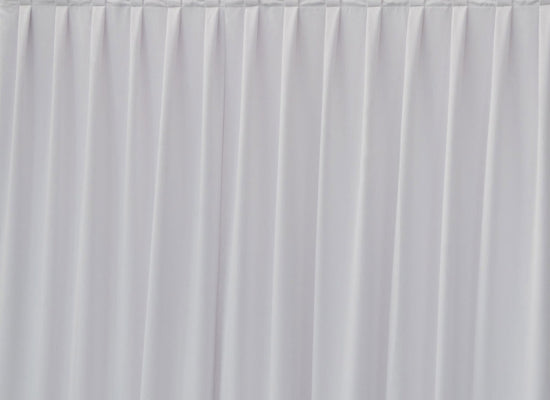Wentex Pipes & Drapes Vorhang Molton, 3x4m, 300g/m², weiß