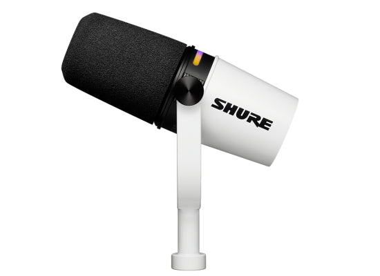 Shure MOTIV MV7+ Podcast-Mikrofon, weiß
