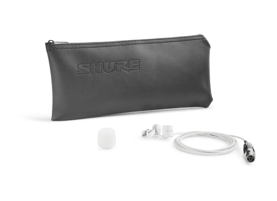 Shure WL183M Lavalier Clipmikrofon, weiß, TA4F Stecker