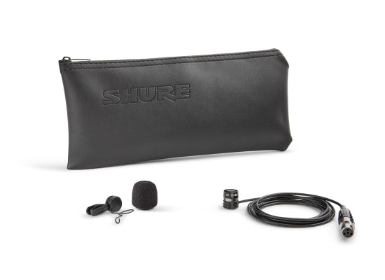 Shure WL184M Lavalier Clipmikrofon, schwarz, TA4F Stecker