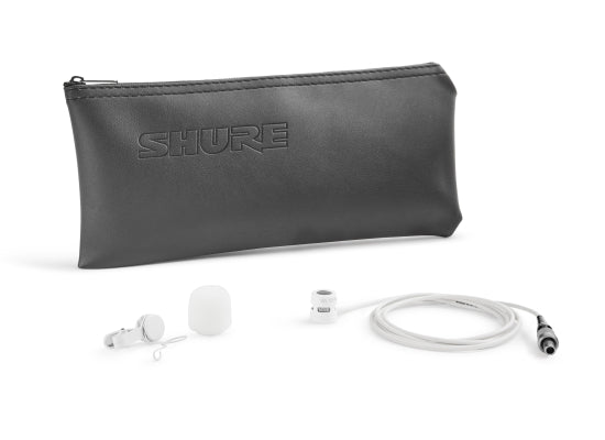 Shure WL185M Lavalier Clipmikrofon, weiß, Lemo