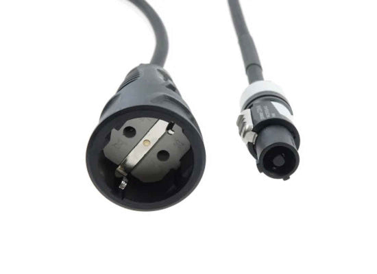 Powercon / Schuko female Kabel, 2m, 3x1.5mm²