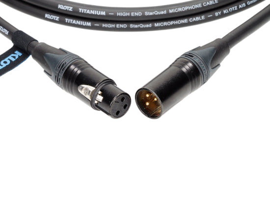 Klotz TI-M0500 Mikrofonkabel, 5m, SCHWARZ