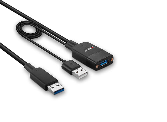 Lindy 43357 USB A 3.2 Hybridkabel, 35m