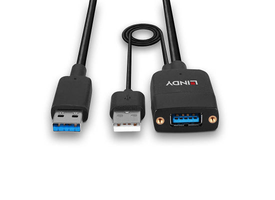 Lindy 43357 USB A 3.2 Hybridkabel, 35m