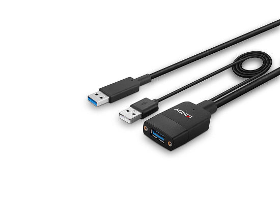 Lindy 43357 USB A 3.2 Hybridkabel, 35m