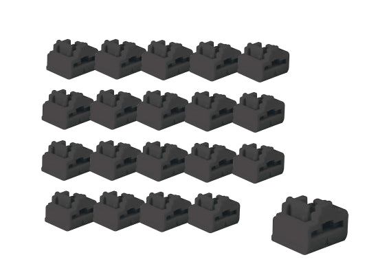 Lindy 47892 RJ45 Port Schloss 20er SET, schwarz