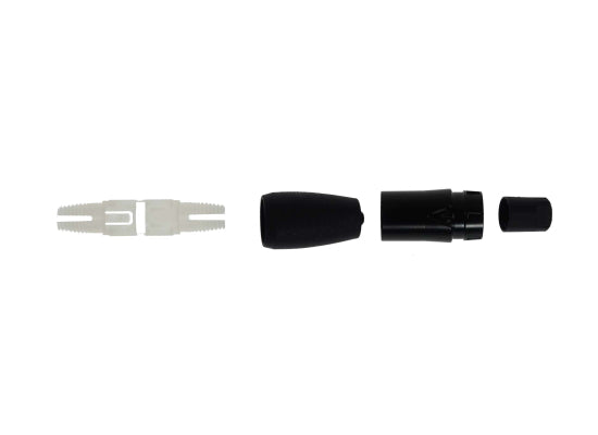 Neutrik NE8MXR-B-TOP CAT6A Ethercon Kabelstecker, schwarz