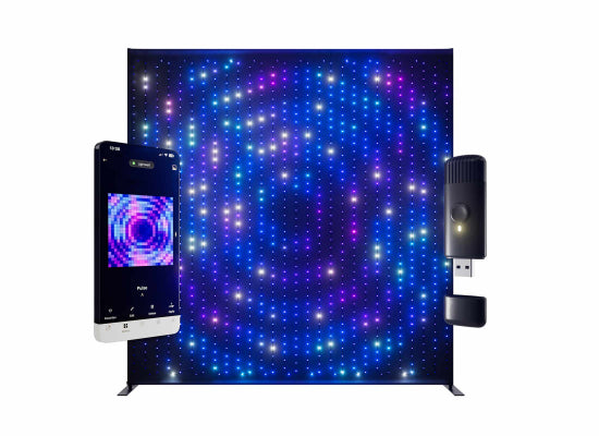 TWINKLY Lightwall mobiler LED Vorhang