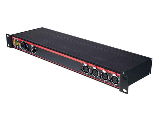Swisson XND-4R8 Ethernet Node, 19'', IN: RJ45, OUT: 4x RJ45