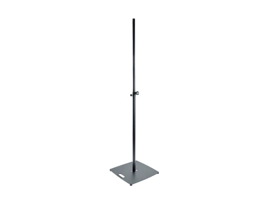 K&M 24651 Leuchten-/Boxenstativ Pro mit Stahlplatte, schwarz