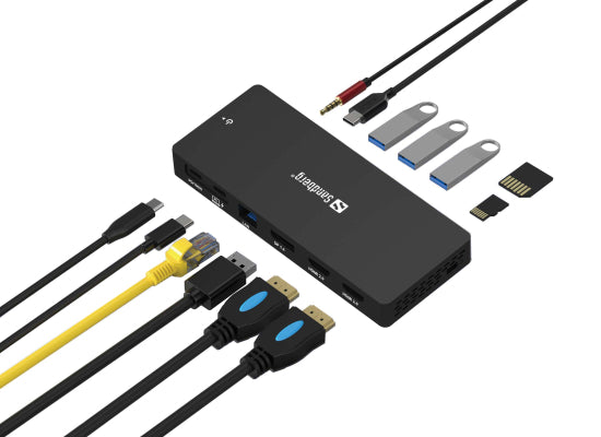 Sandberg 136-61 USB C 13in1 Docking Station Pro