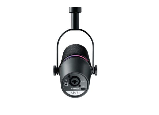 Shure MV7i Podcast-Mikrofon mit Interface