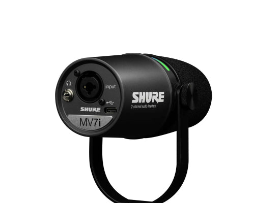 Shure MV7i Podcast-Mikrofon mit Interface