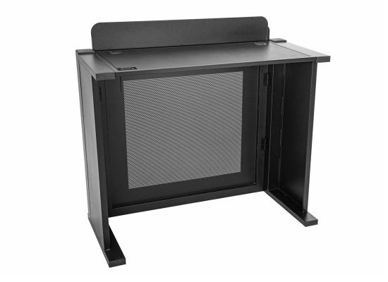 Omnitronic BOOZ Event Stand, DJ Tisch, schwarz, 1150x500mm